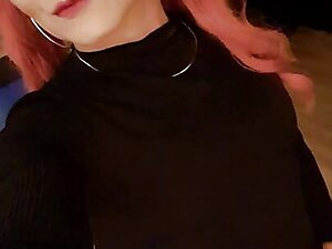 The Little Sissy in Black Dress
