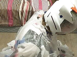 Dva Clear PVC Maid Handcuff Escape Light Breathplay Kigurumi