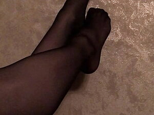 My legs are in stockings